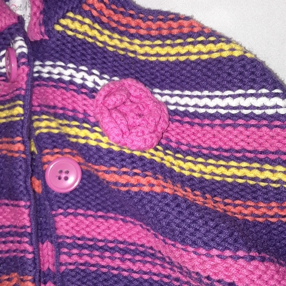 Size 24 months baby girls poncho hoodie cape shawl - Picture 2 of 9